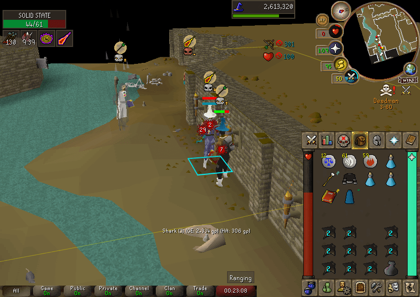 V P3 death screenshot killed by SOLlD STATE in Old School RuneScape