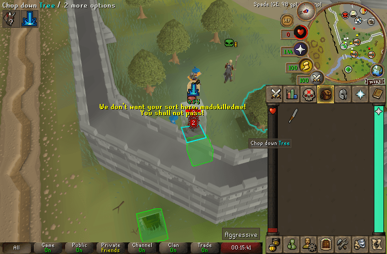 madukilledme death screenshot killed by Guard in Old School RuneScape
