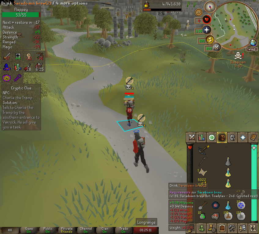 madukilledme death screenshot in Old School RuneScape