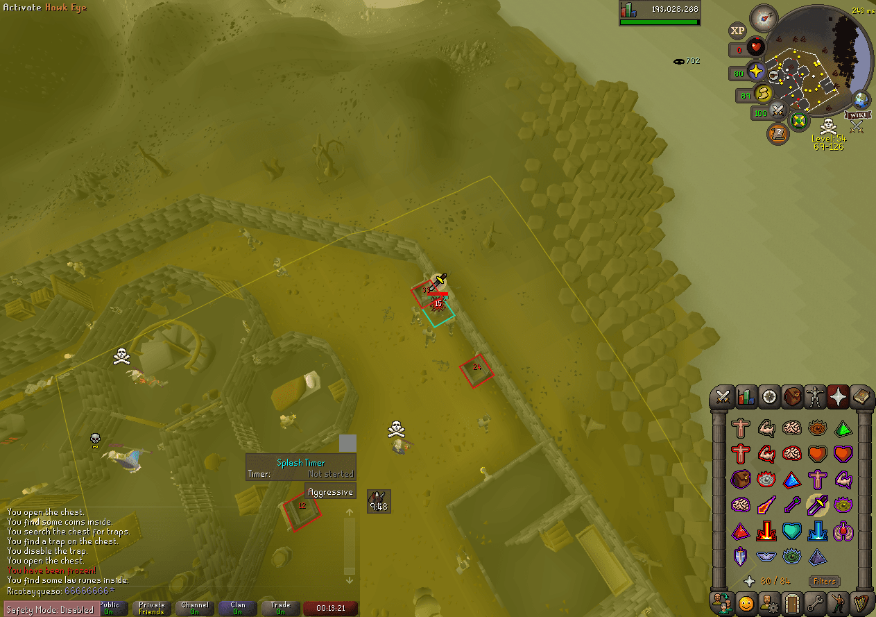 Ricotayqueso death screenshot killed by Justvslay in Old School RuneScape
