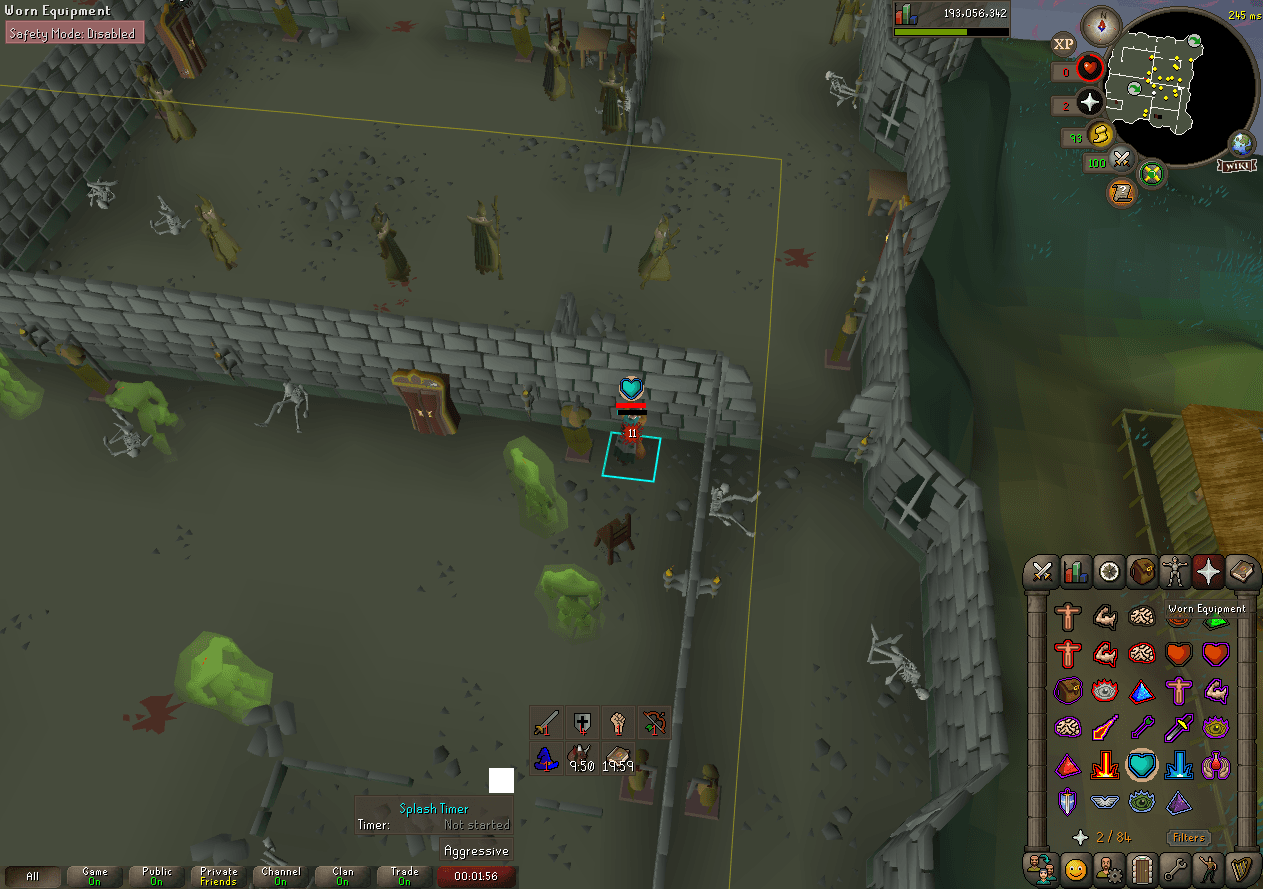 Ricotayqueso death screenshot killed by Aberrant spectre in Old School RuneScape