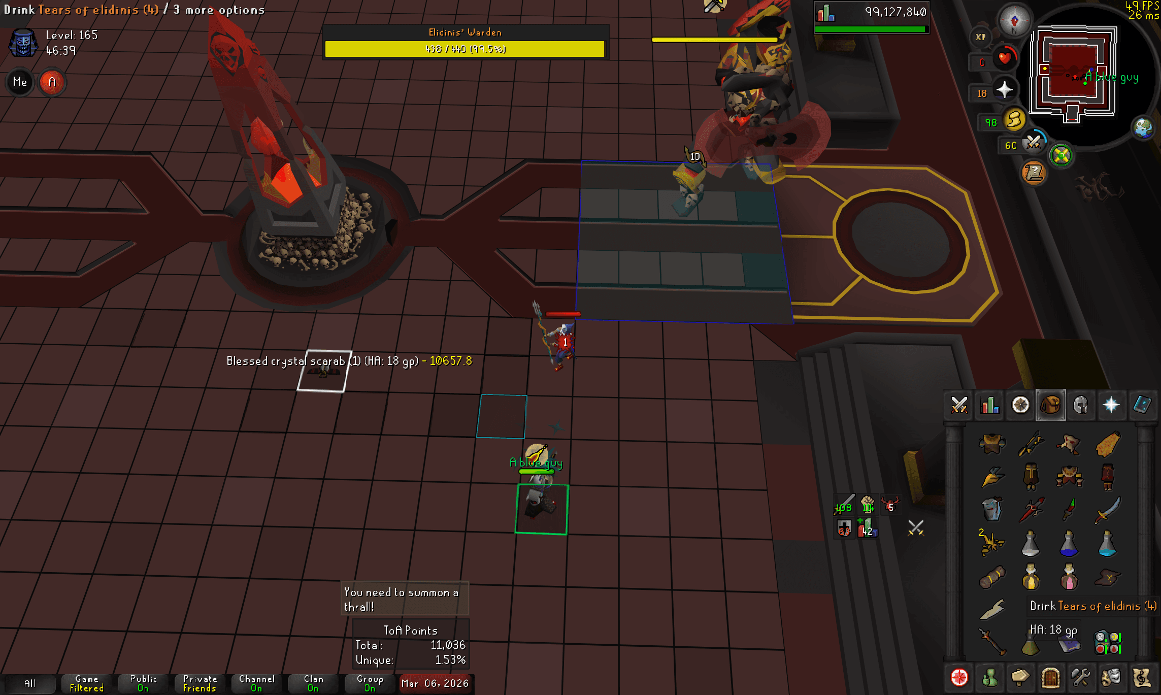 Event screenshot