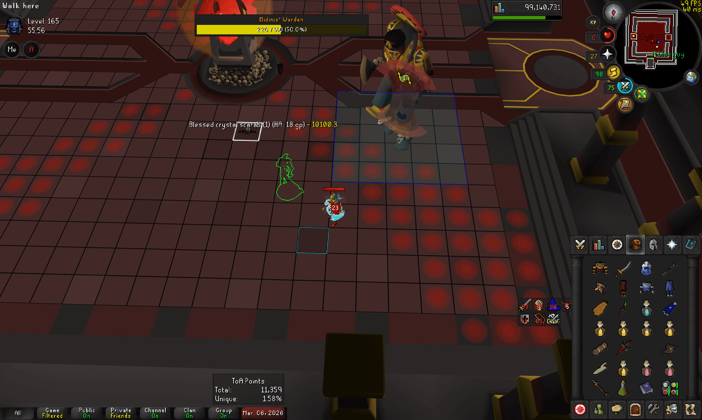 Event screenshot