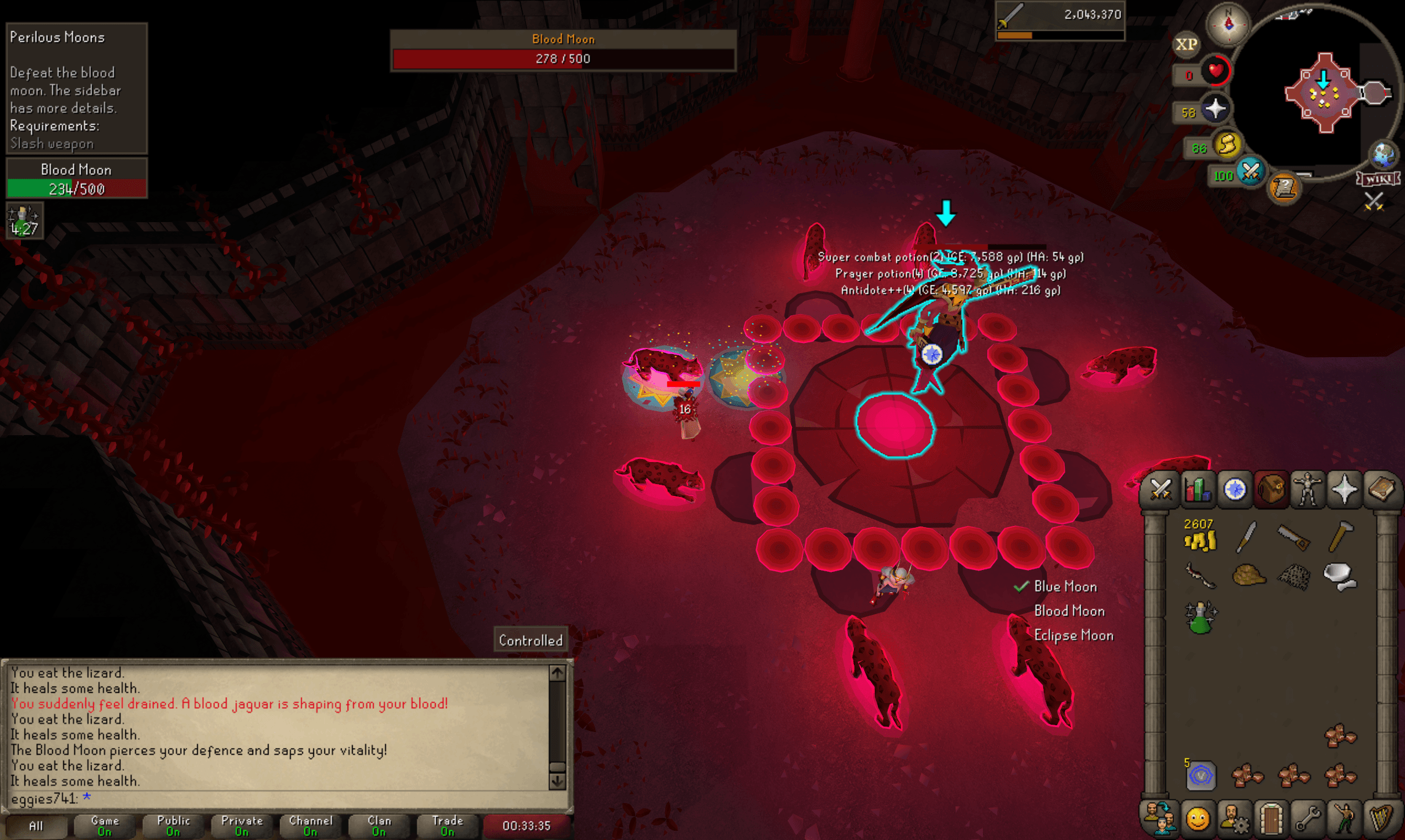 Event screenshot