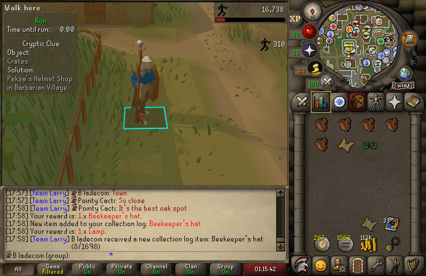 Event screenshot