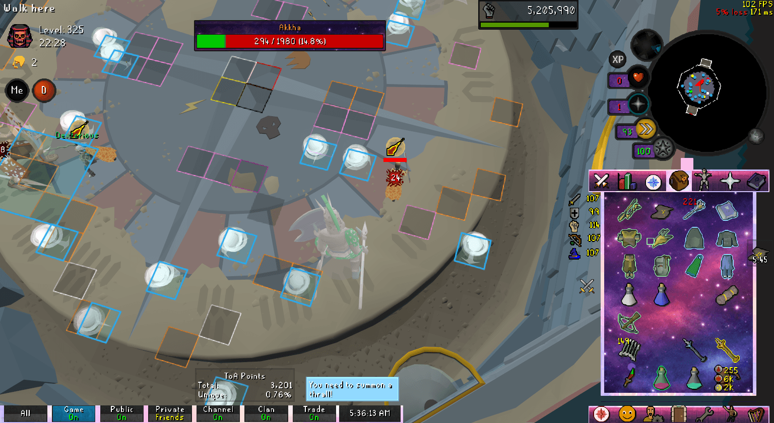 Fazed lmp death screenshot in Old School RuneScape