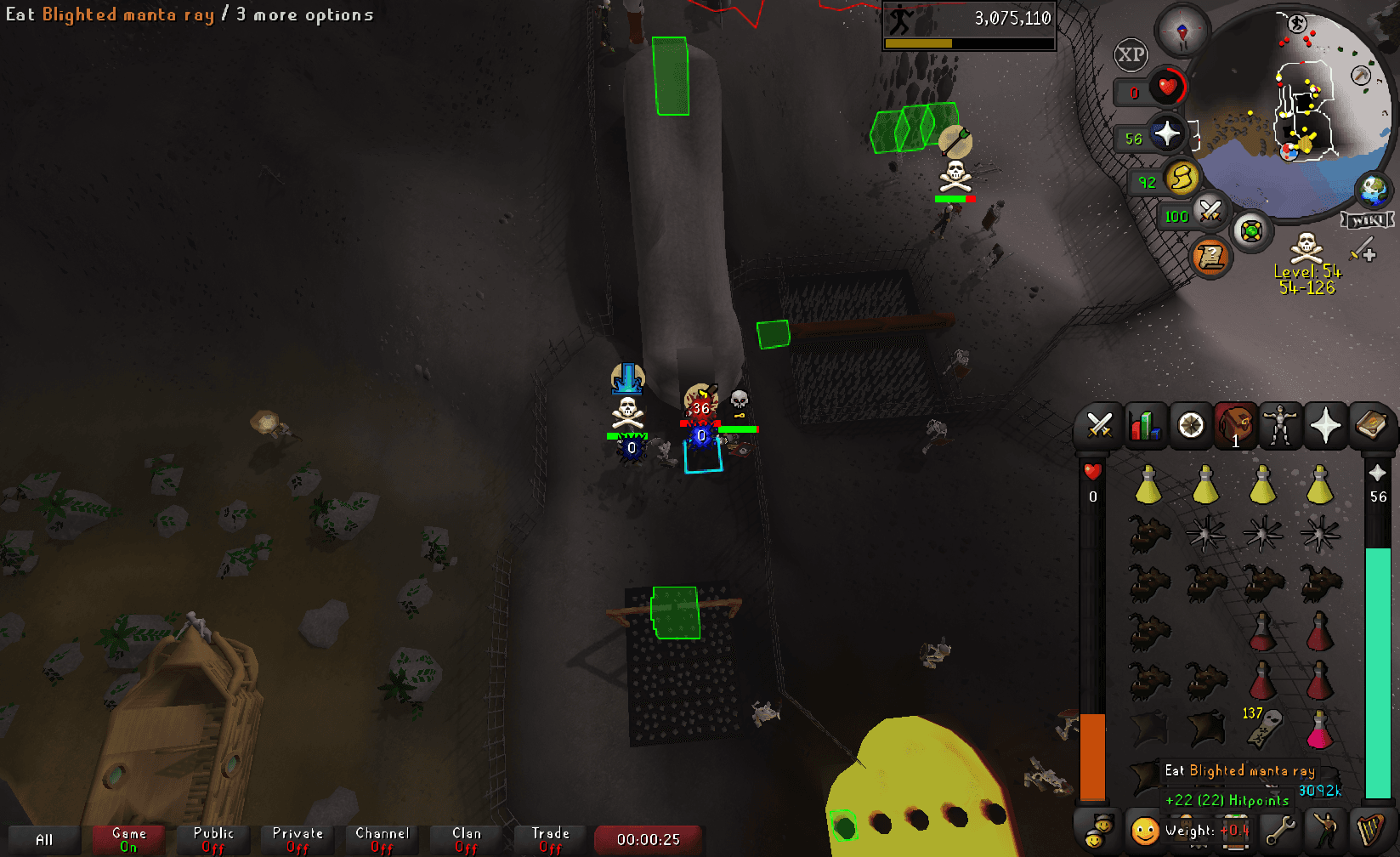 CHOPR_wav death screenshot killed by hehedylwalk in Old School RuneScape
