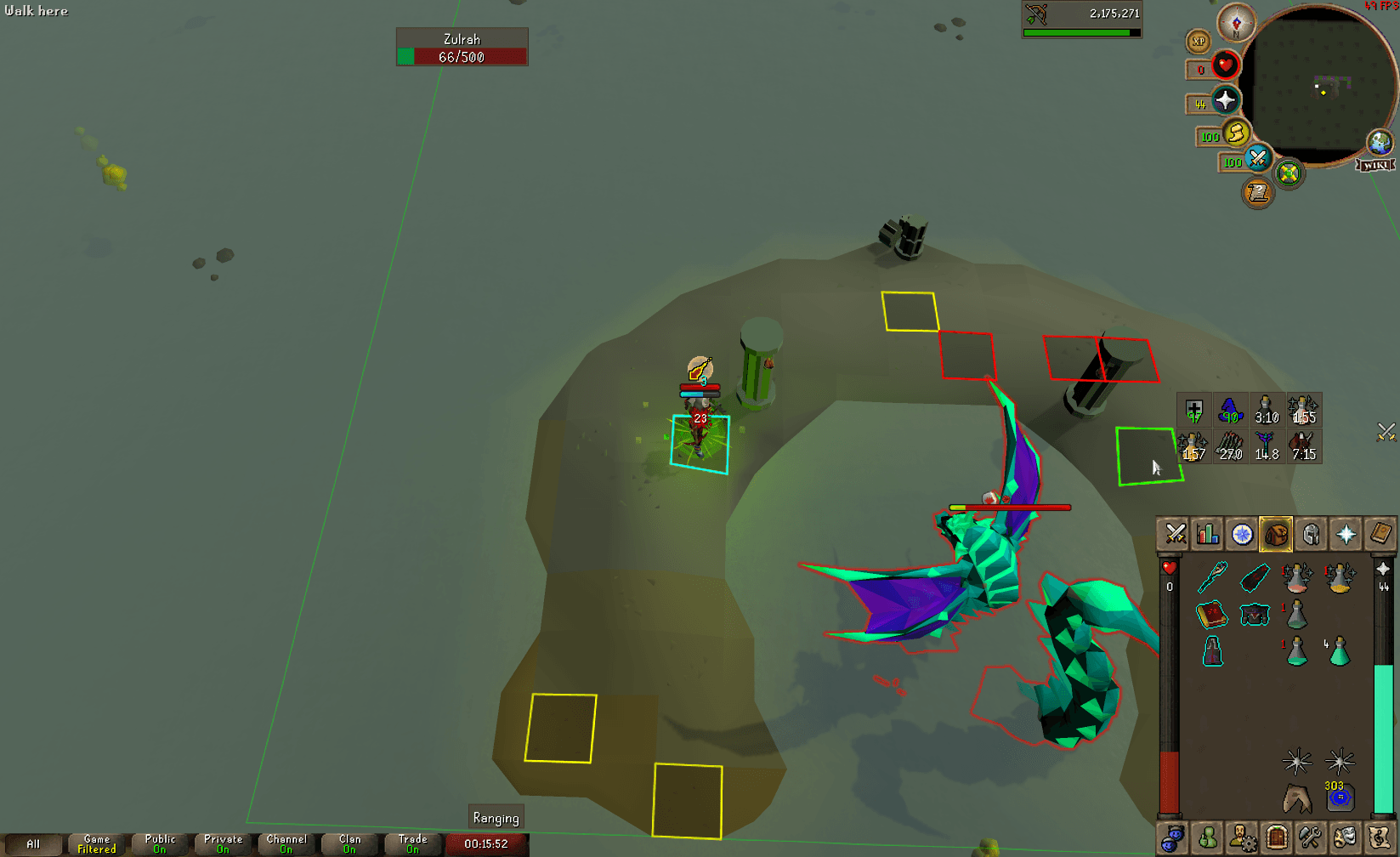 suk mi tob death screenshot killed by Zulrah in Old School RuneScape