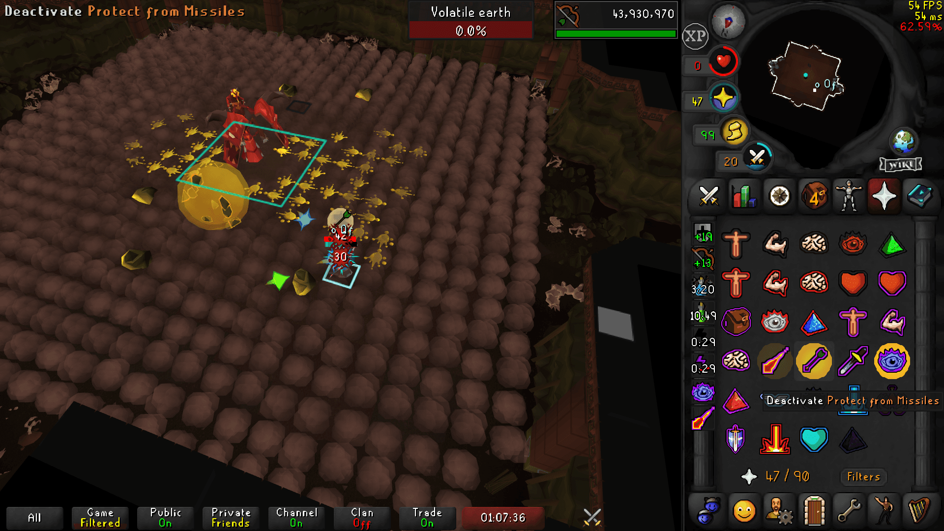 o 0f death screenshot killed by Doom of Mokhaiotl in Old School RuneScape