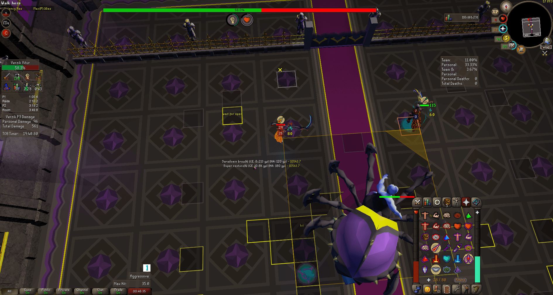 Xvok death screenshot in Old School RuneScape