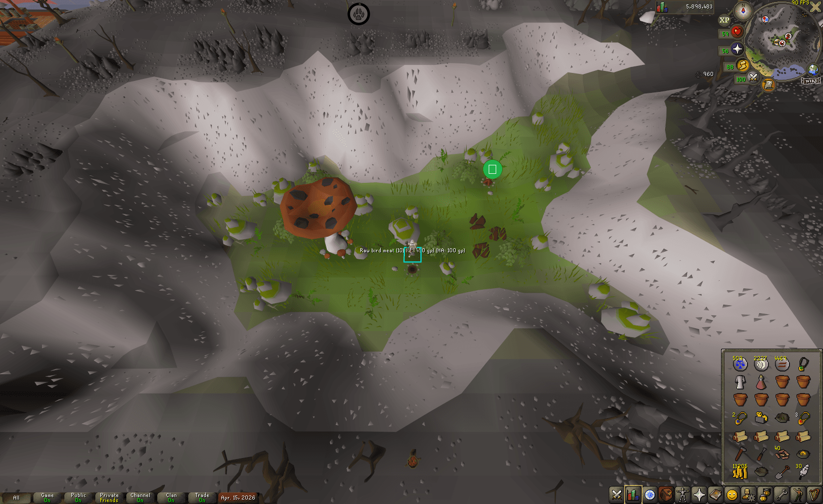 Event screenshot