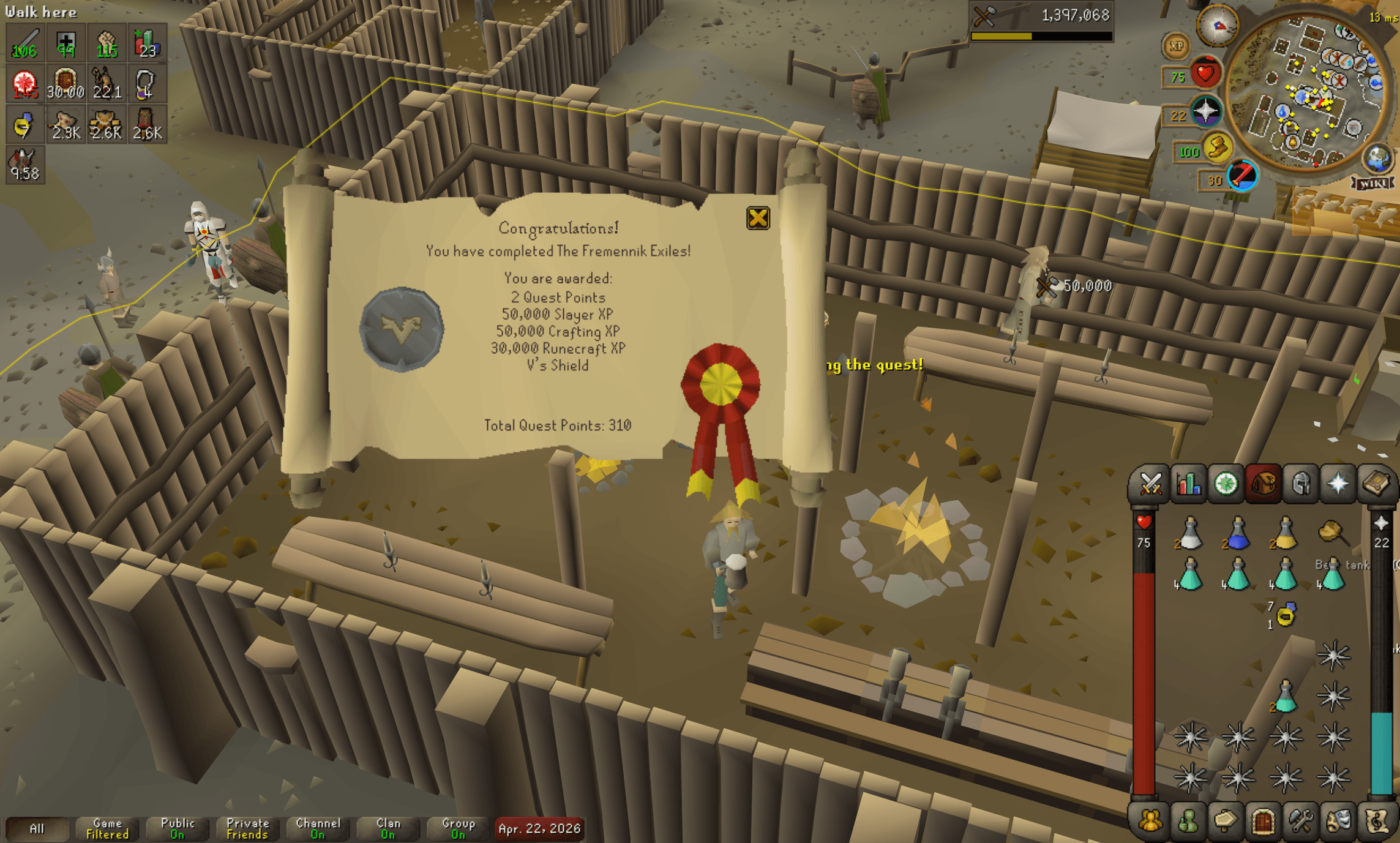 Event screenshot