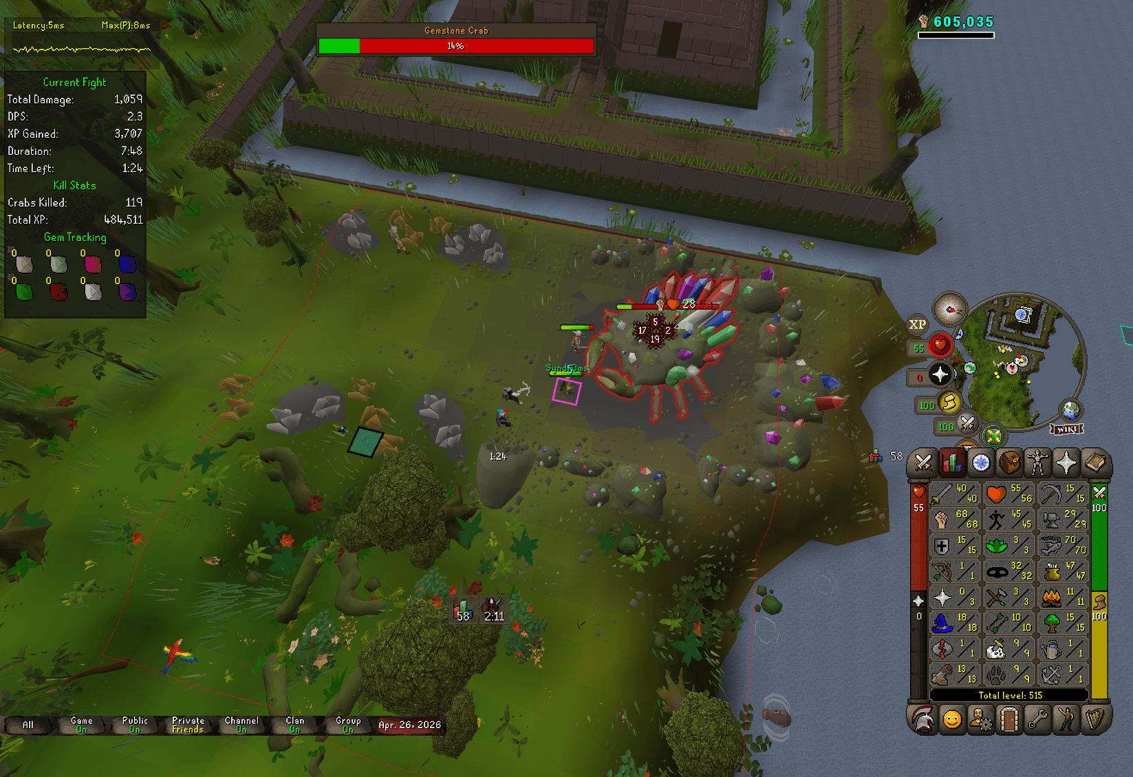 Event screenshot
