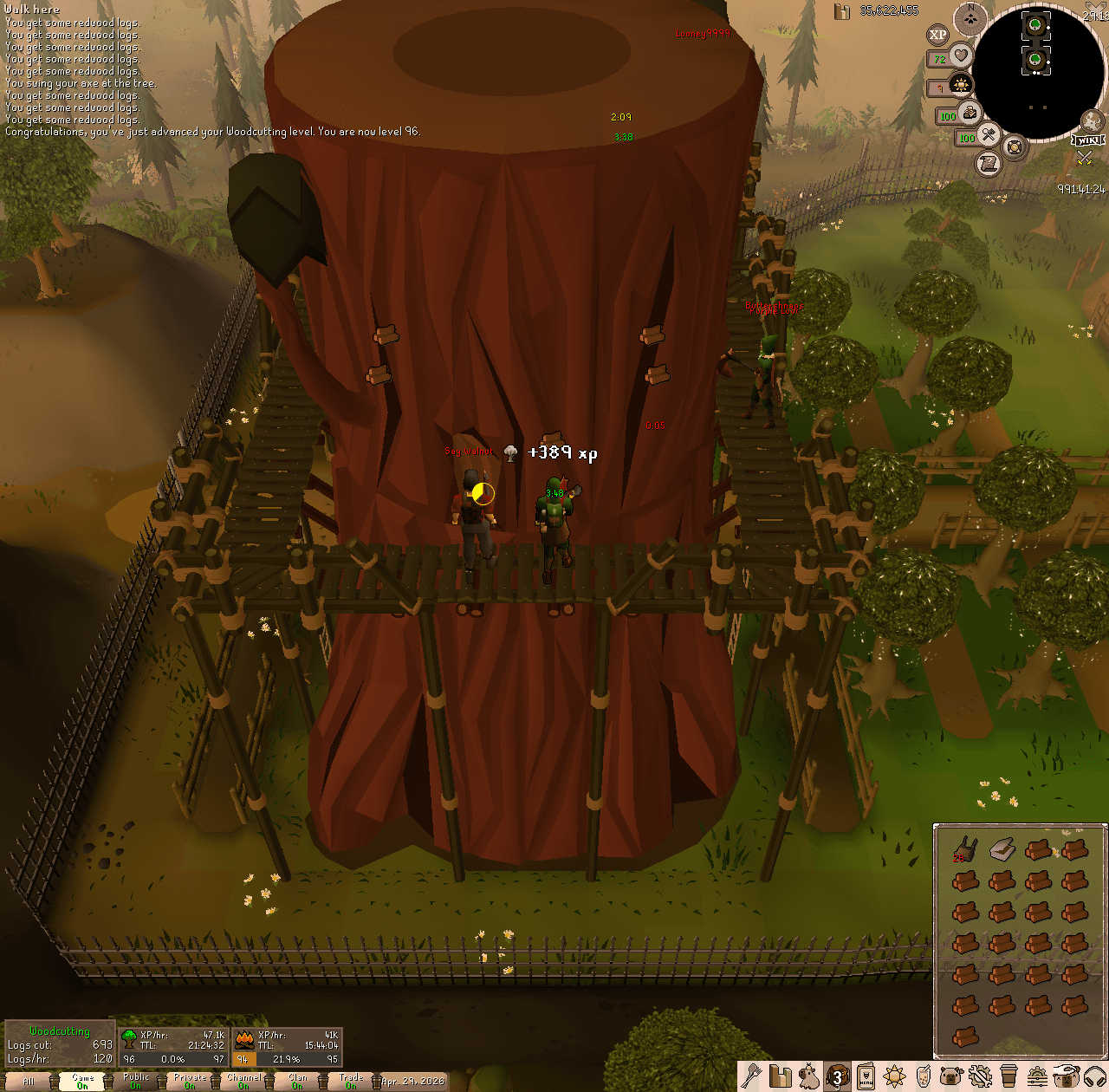 Event screenshot