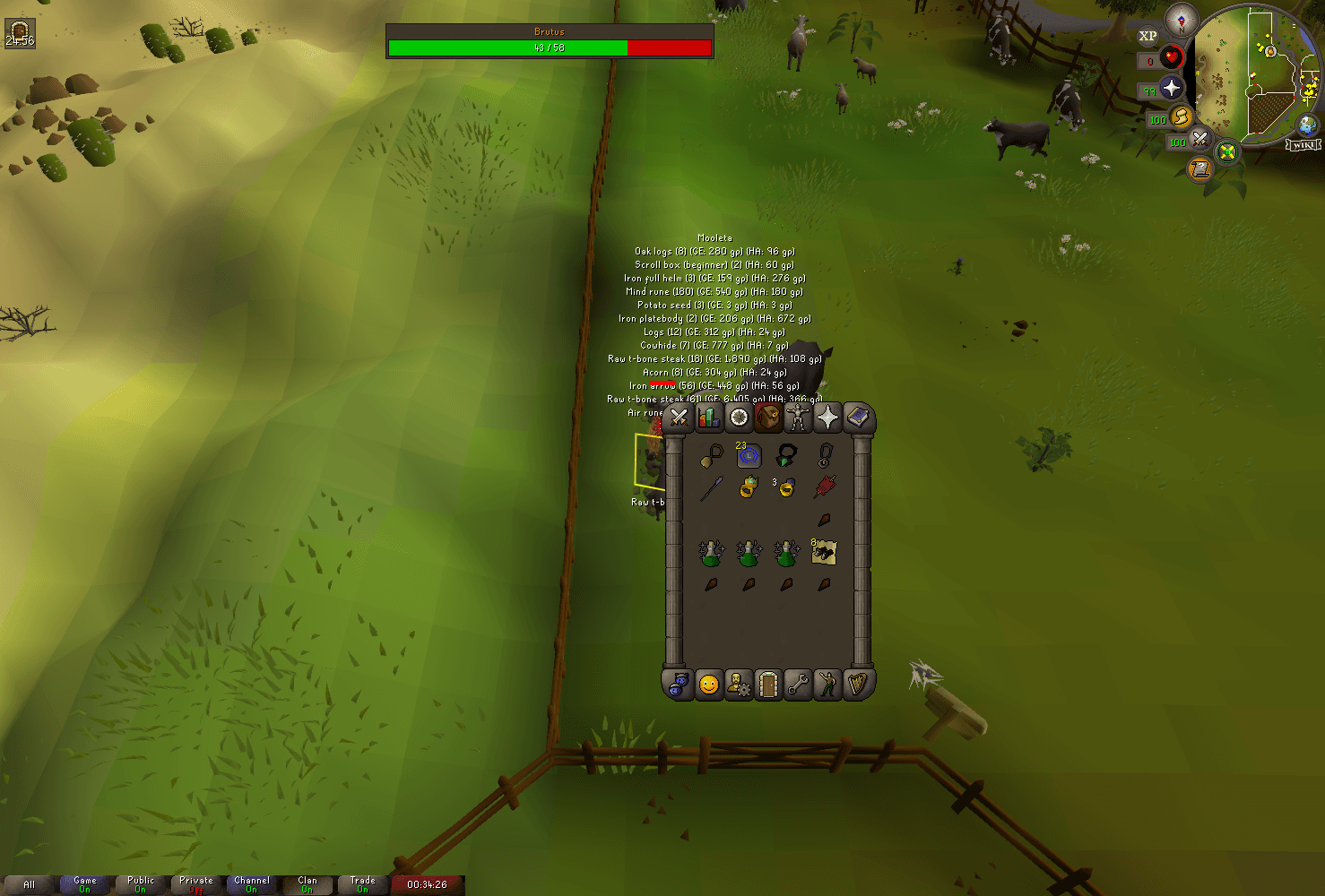 Dr Boobies death screenshot in Old School RuneScape