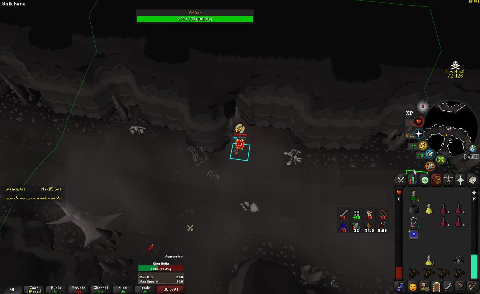 suk mi tob death screenshot killed by King Roffa in Old School RuneScape