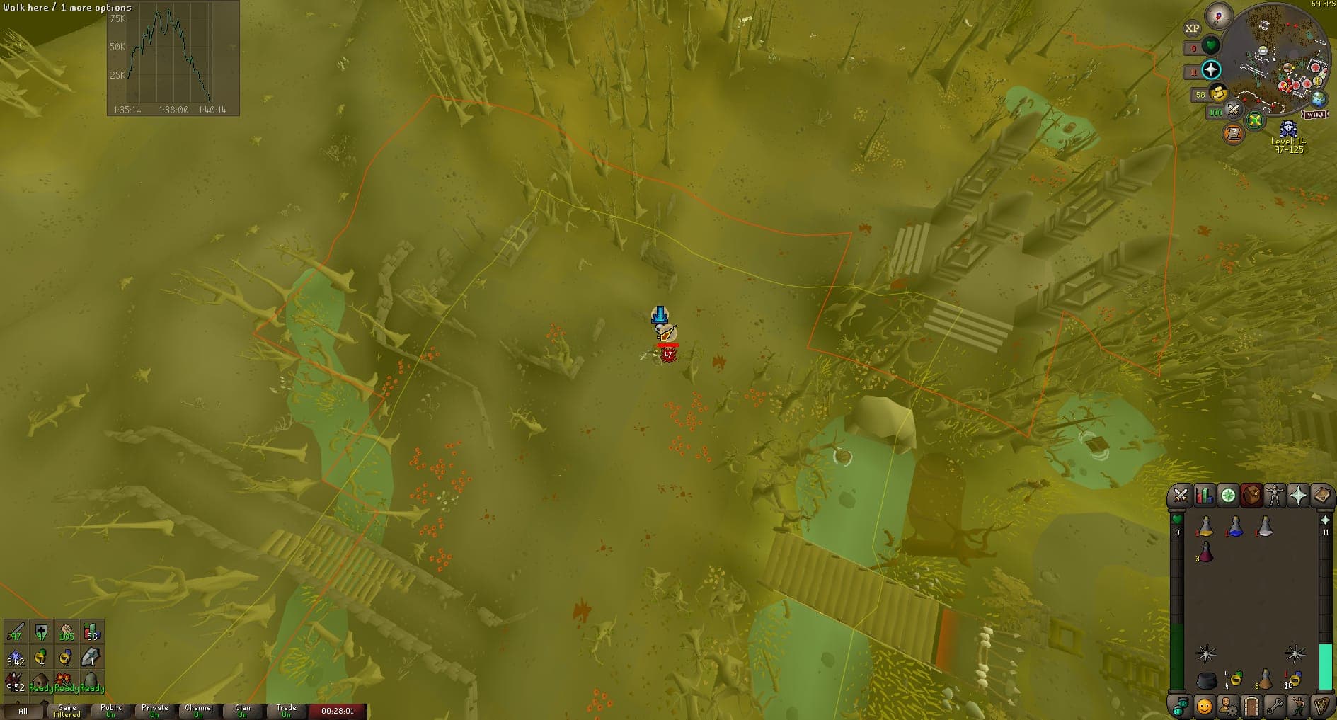 OSRS Karton death screenshot killed by L s T in Old School RuneScape