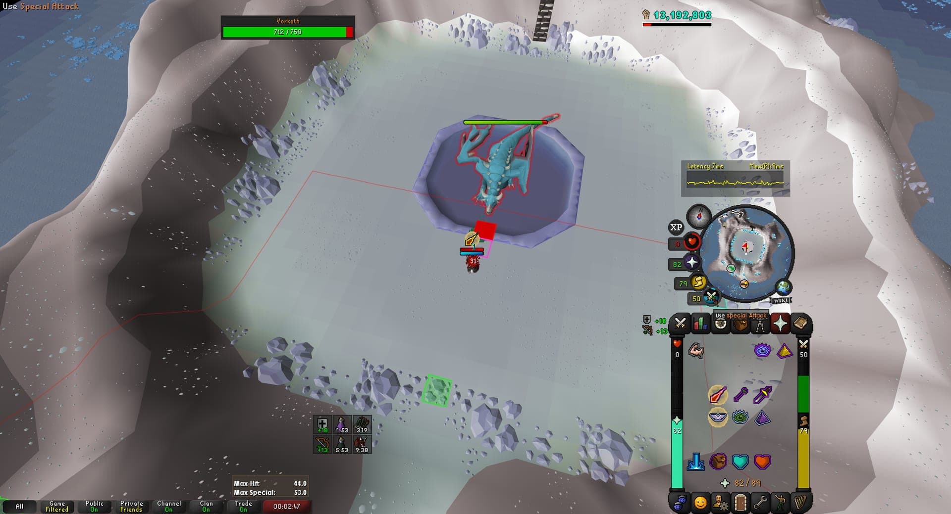 suk mi cox death screenshot killed by Vorkath in Old School RuneScape