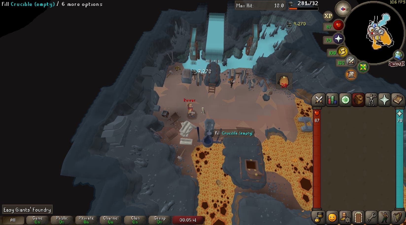 Event screenshot