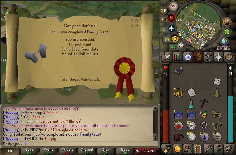 Event screenshot