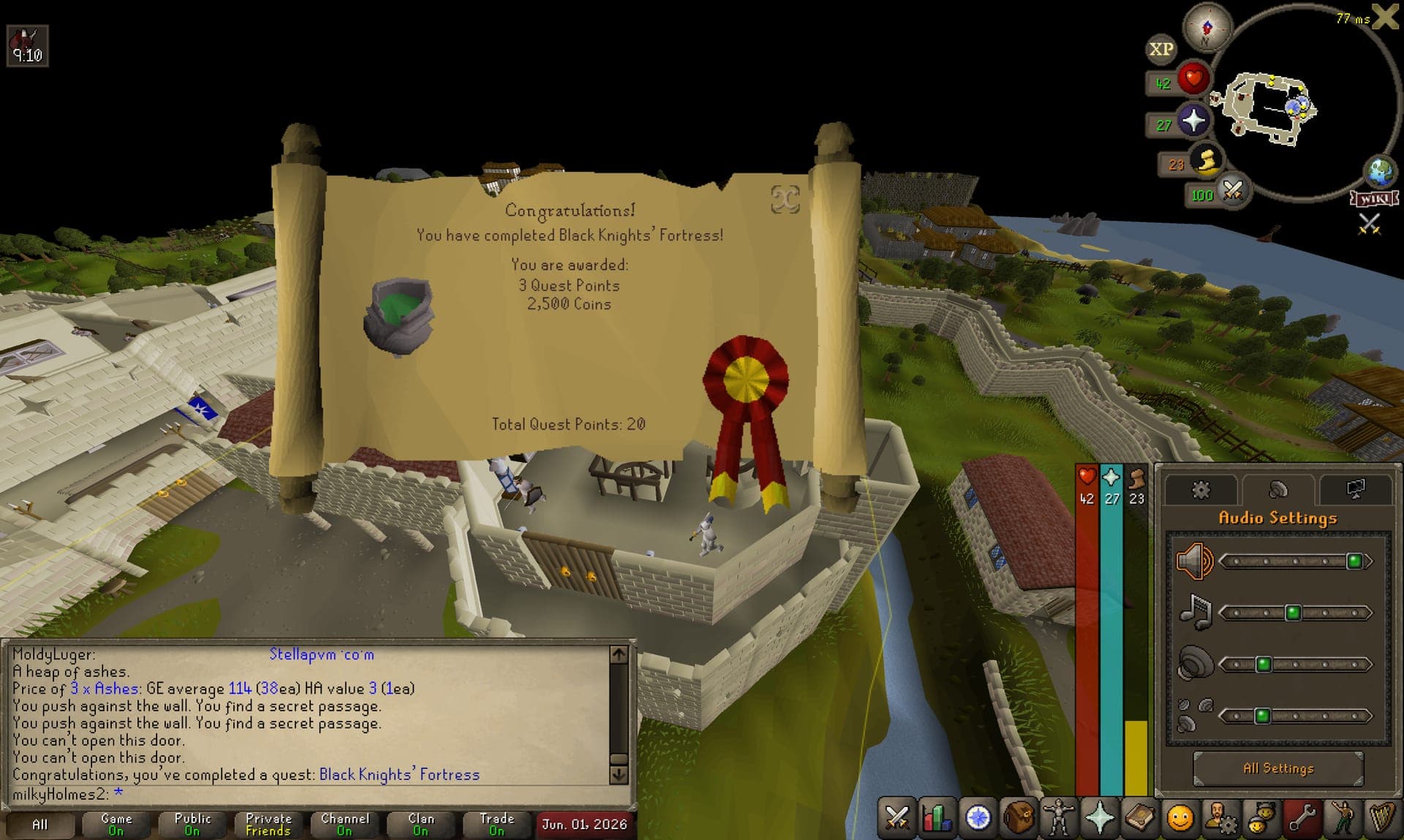 Event screenshot