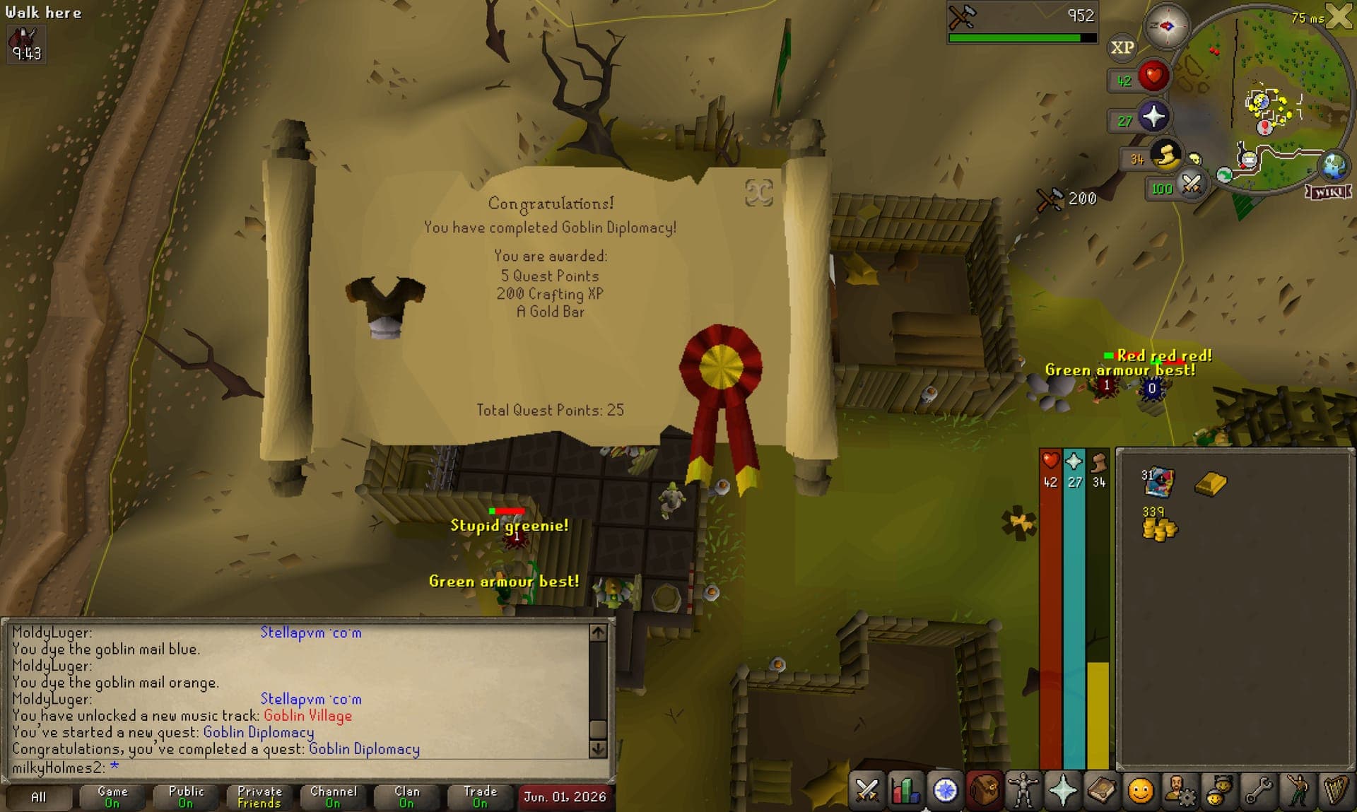 Event screenshot