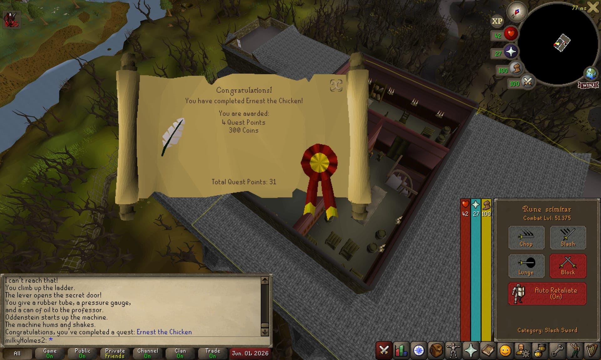 Event screenshot